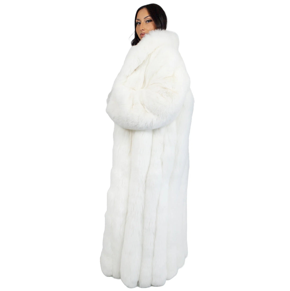 Women's Full Length Full Skin Fox Coat