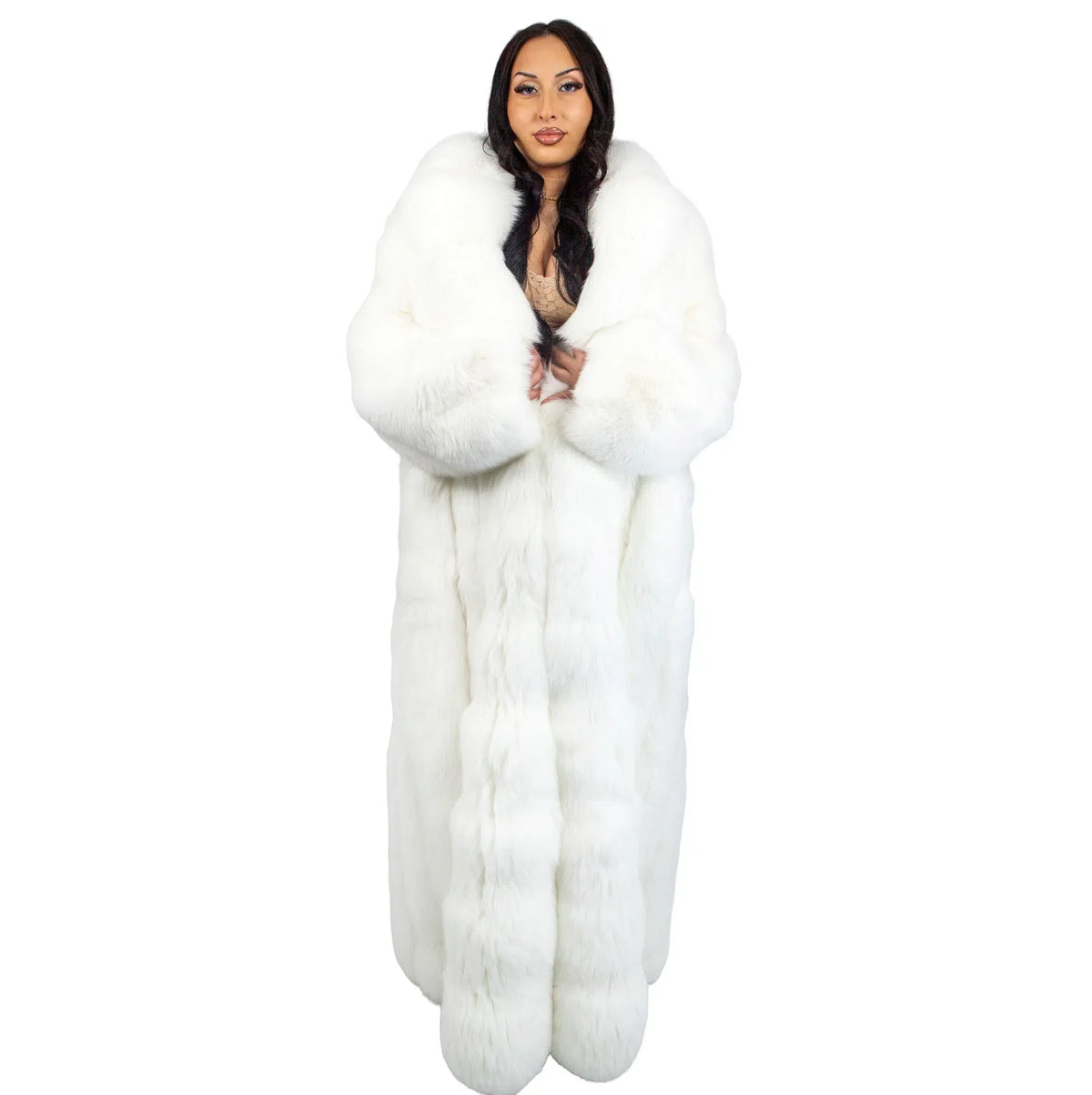 Full Length Full Skin Fox Coat