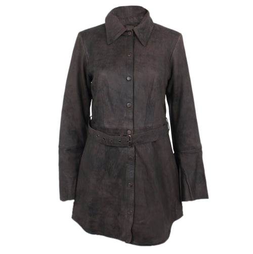 3/4 Strapped Lambskin Coat