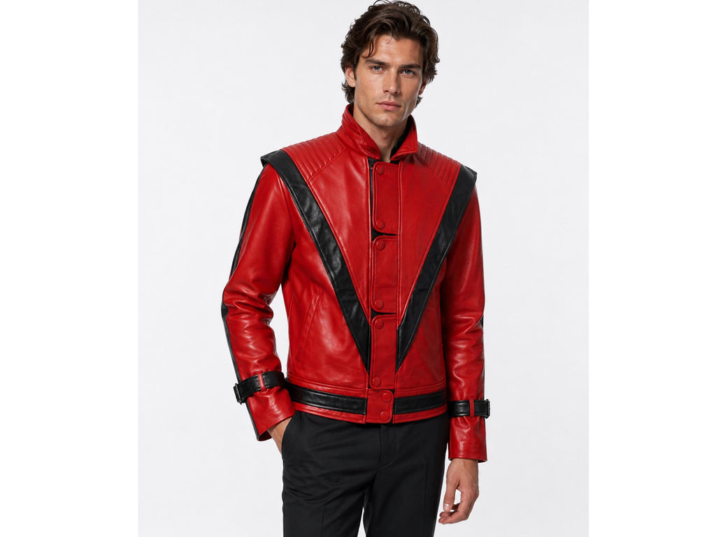 Michael Jackson Red Black Thriller Jacket