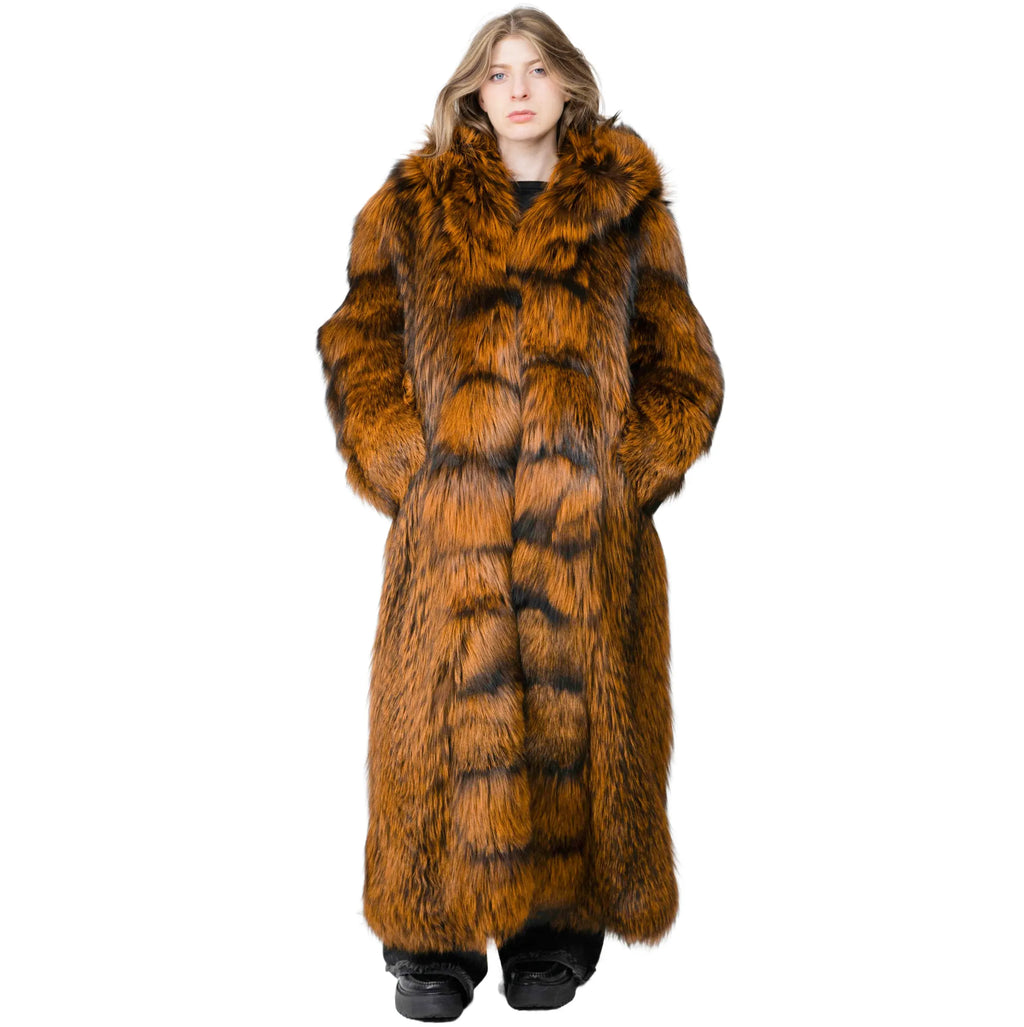 Full Length Full Skin Fox Coat