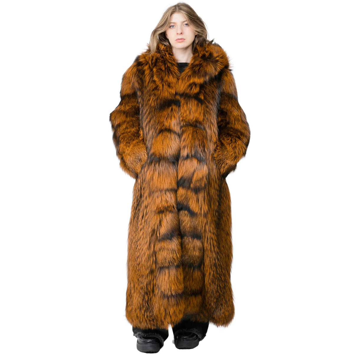 Full Length Full Skin Fox Coat