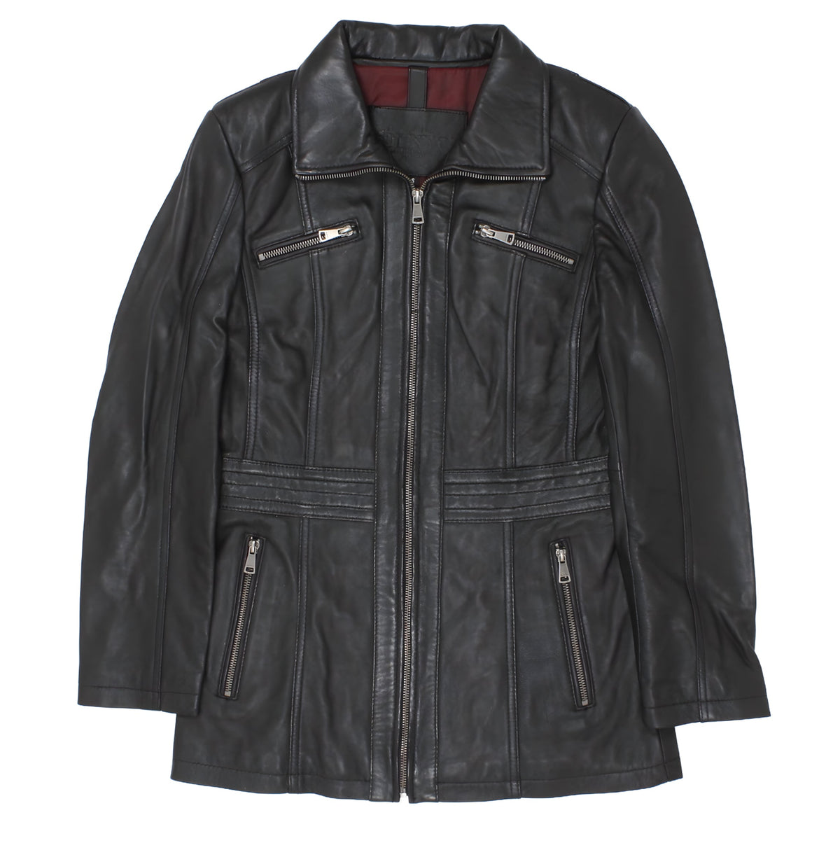 Three Quarter Suede Lambskin Coat