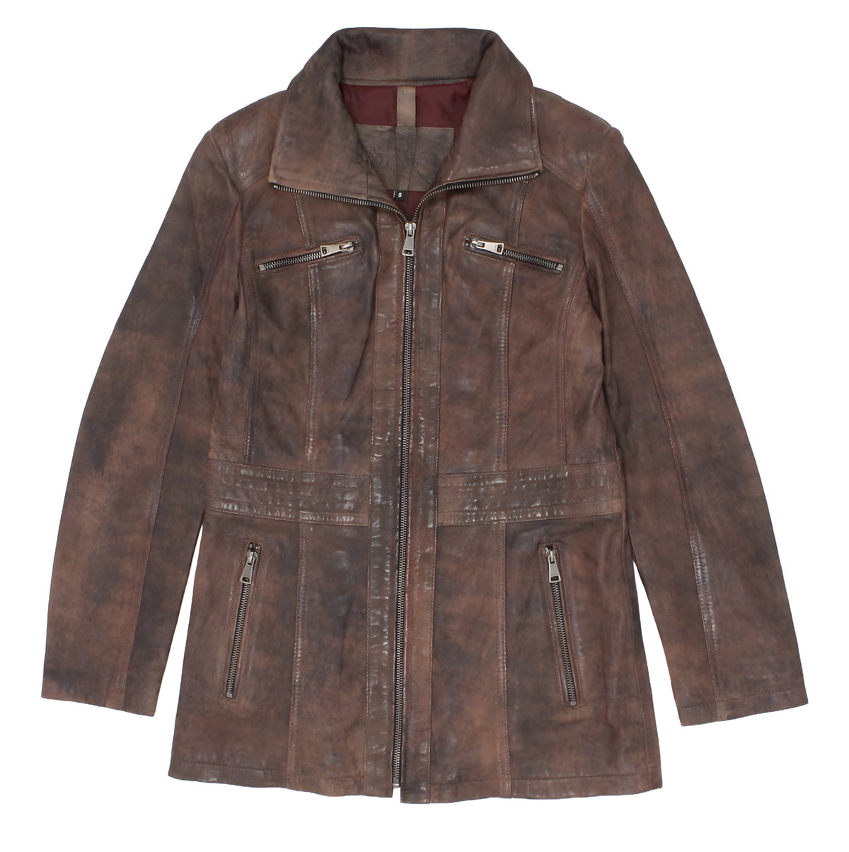 Three Quarter Suede Lambskin Coat