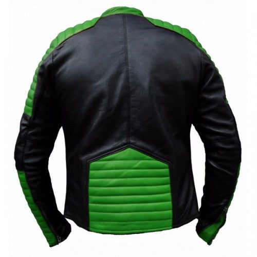 MEN NINJA MOTORCYCLE LEATHER RACING JACKET