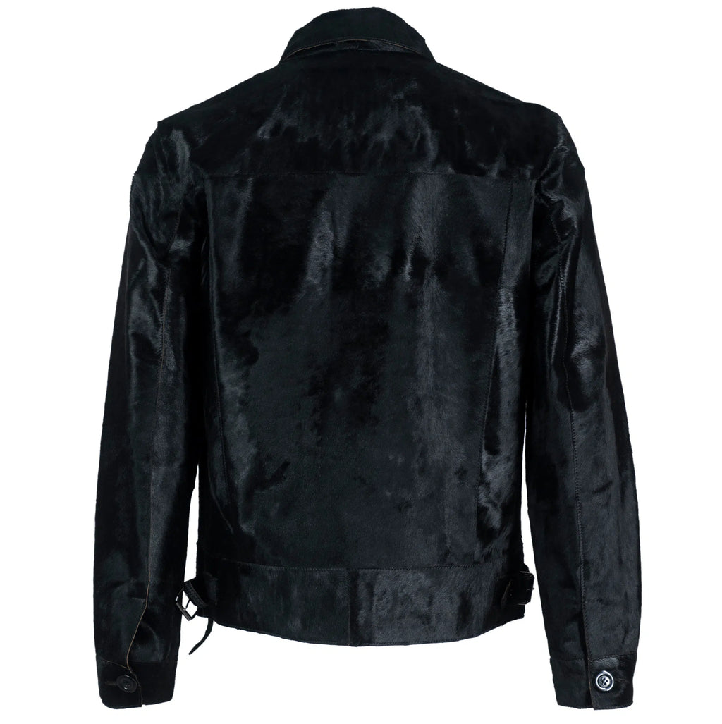 Pony Skin Trucker Jacket
