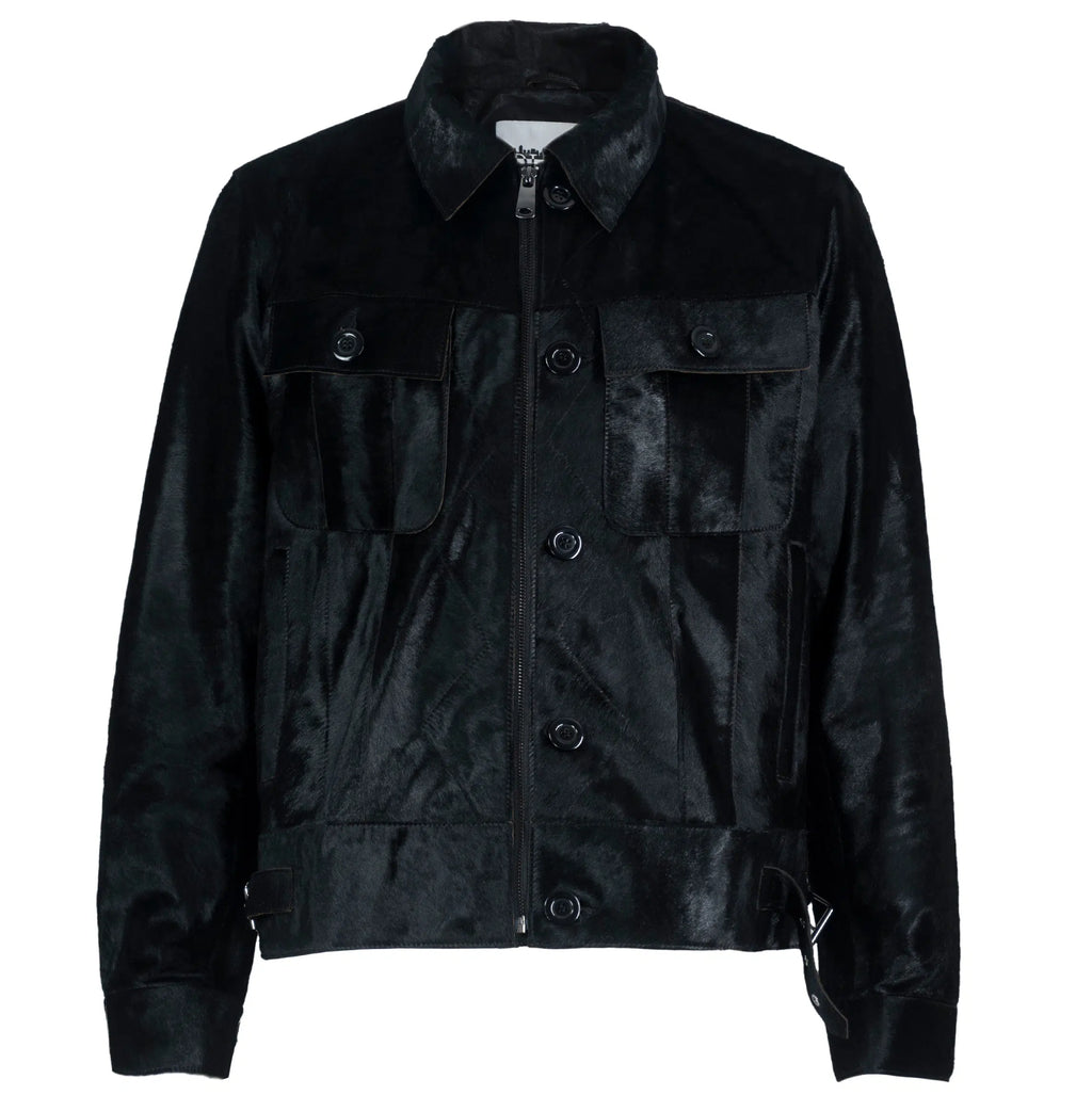 Pony Skin Trucker Jacket