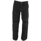 Milwaukee Leather Men's Armored Classic Fit Black Denim Motorcycle Racing Style Pants - MDM5014