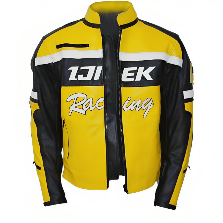 DEAD RISING 2 CHUCK IJIEK GREENE RACING YELLOW HUNTING JACKET