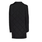 Black Double Breasted Women’s Quilted Coat