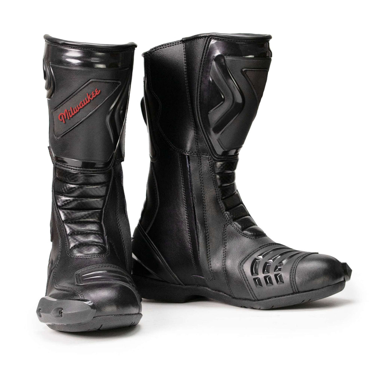MMCC Men's Type-R Black Motorcycle Boots - MBM9181
