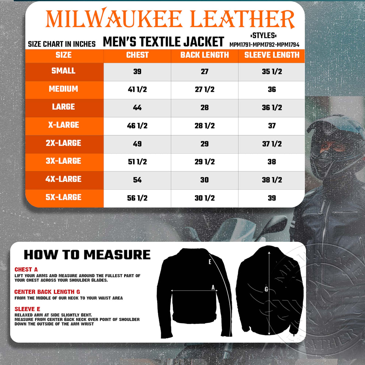 Milwaukee Leather MPM1794 Black Armored Mesh Racer Jacket with Reflective Piping for Men - All Season Jacket