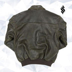 Men's Vintage Leather Jacket 100 Mission A-2 Pilot’s Jacket