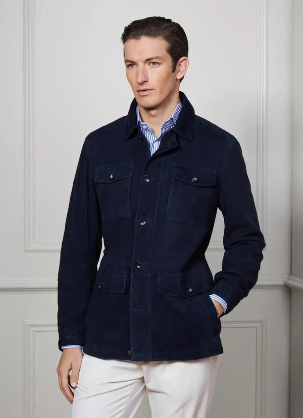 Custom Mark Tennyson Suede Coat