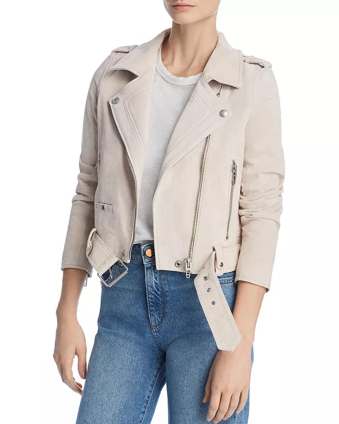 Suede Moto Jacket