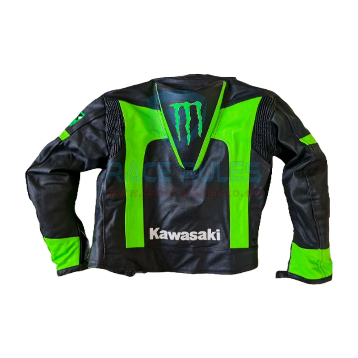 Kawasaki Vintage Leather Motorcycle Biker Jacket