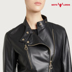 Nappa Women Biker Jacket Premium