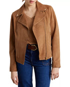 Maud Suede Moto Jacket