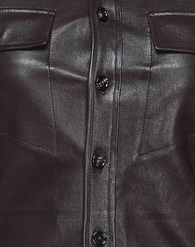 Fashion Leather Shirt Bottega Veneta
