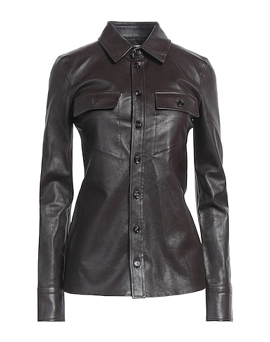 Fashion Leather Shirt Bottega Veneta