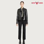 Nappa Women Biker Jacket Premium