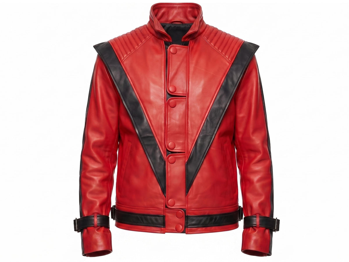 Michael Jackson Red Black Thriller Jacket