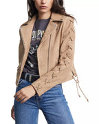 Suede Biker Jacket