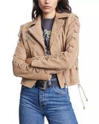 Suede Biker Jacket