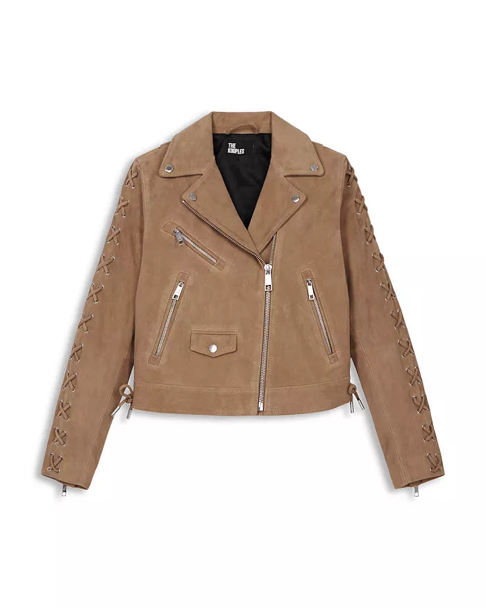 Suede Biker Jacket