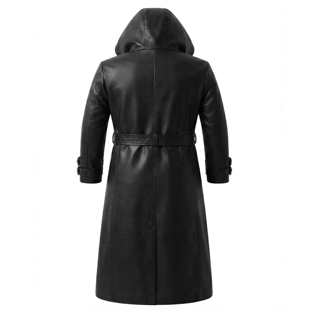 Unisex Leather Halloween Costume Coat