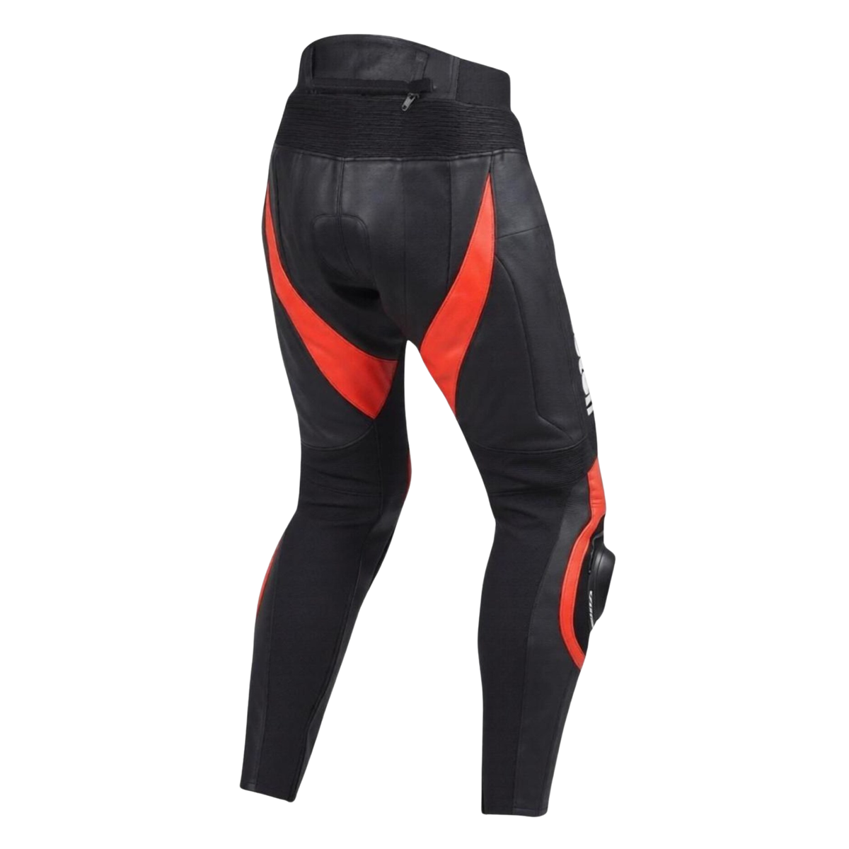 Kawasaki Men’s Red Black Leather Motorcycle Racing Pants