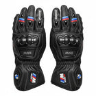 BMW M1000RR leather motorcycle racing gloves
