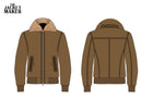 Custom Jordanguske Mocha Suede Jacket
