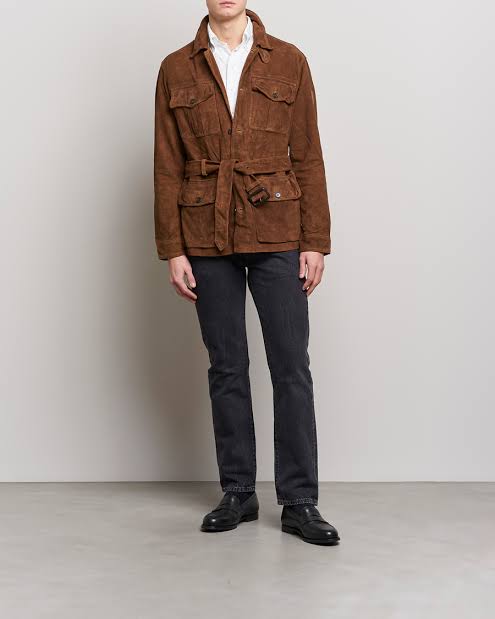 Custom Yasir Ashfaq Suede Jacket