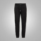 Mens Black Real Sheep Skin Leather Jeans Pant
