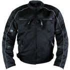 Men's 'Troubled' Black All-Weather Mesh Jacket with X-Armor Protection