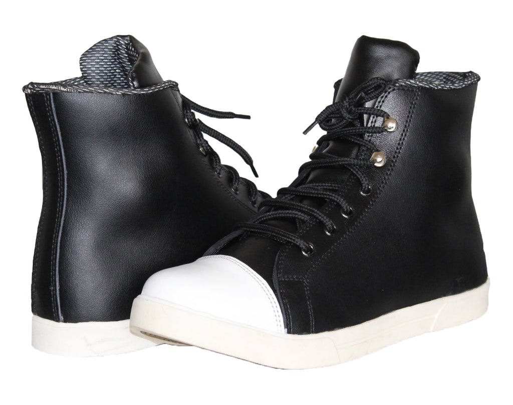 Motorcycle Casual Sneaker Riding Boots Shoes All Sizes