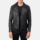New Men Black Moto Racing Biker Leather Riding Jacket