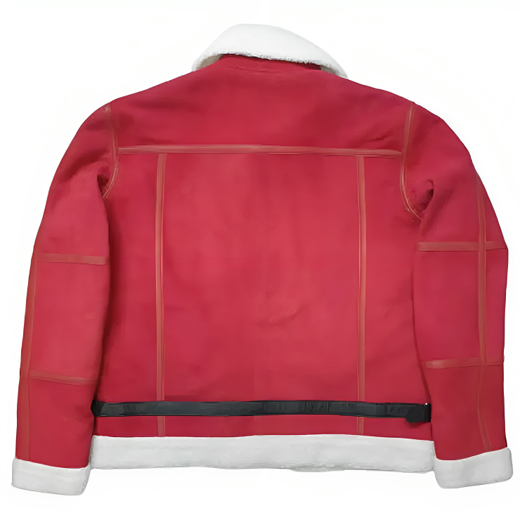 Clint Briggs Spirited Mens Red Aviator Jacket