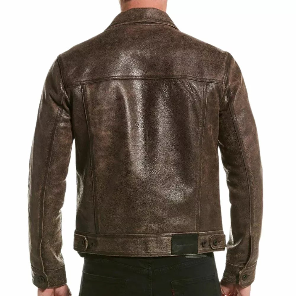Mens Brown Saul Jacket
