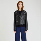 Women's Lambskin Leather Biker Jacket