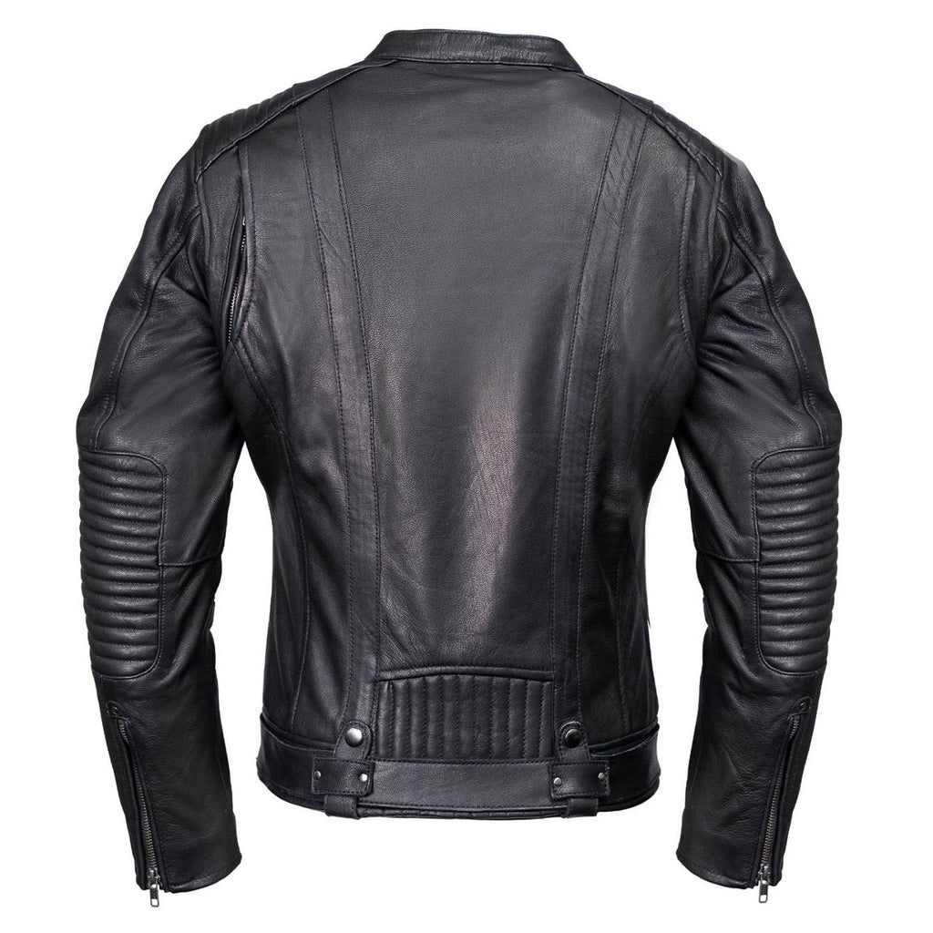 MMCC Women's Rebel Black Leather Motorcycle Jacket - MMC20002