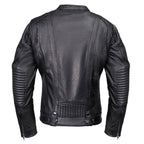 MMCC Women's Rebel Black Leather Motorcycle Jacket - MMC20002