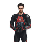 Dainese Audax D-Zip 1-Piece Motorcycle Perforated Leather Suit