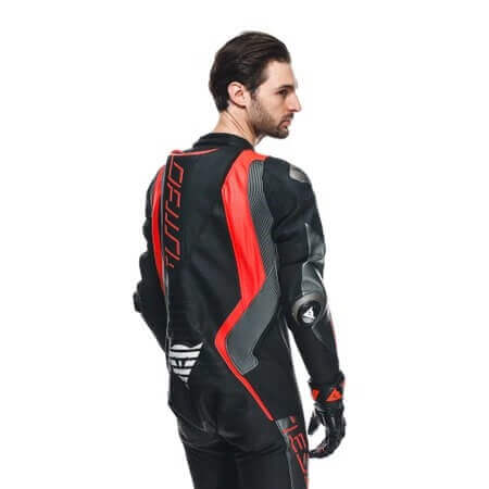 Dainese Audax D-Zip 1-Piece Motorcycle Perforated Leather Suit
