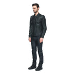 black dainese leather jacket