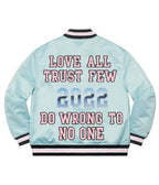 supreme satin varsity jacket