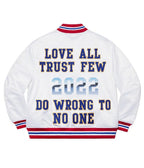 supreme satin varsity jacket