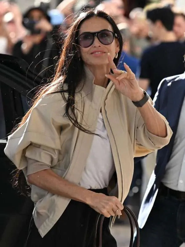 Demi Moore 2026 Cannes Film Festival Jacket