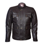 Rider Black Fashion Lather Jacket